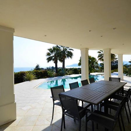 Villa Vue Mer Avec Piscine Au Calme Cannes Exterior foto